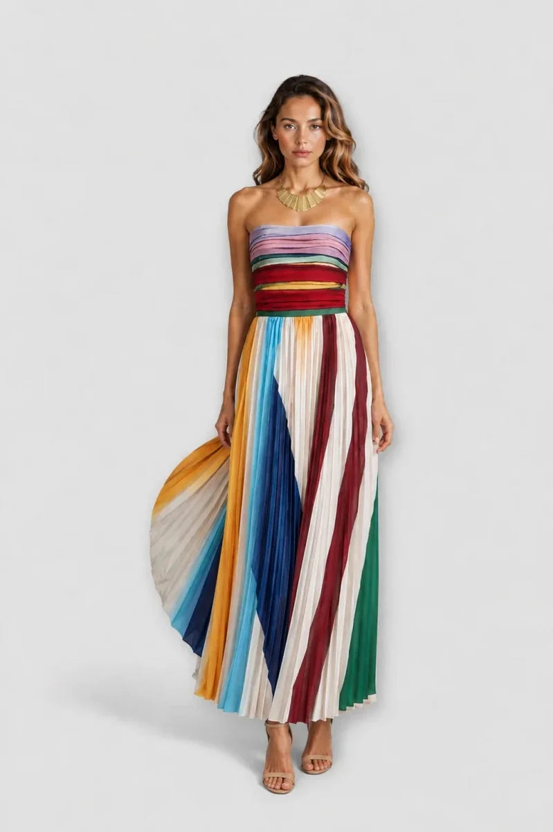 Evelyn | Vestido largo elegante Multicolor