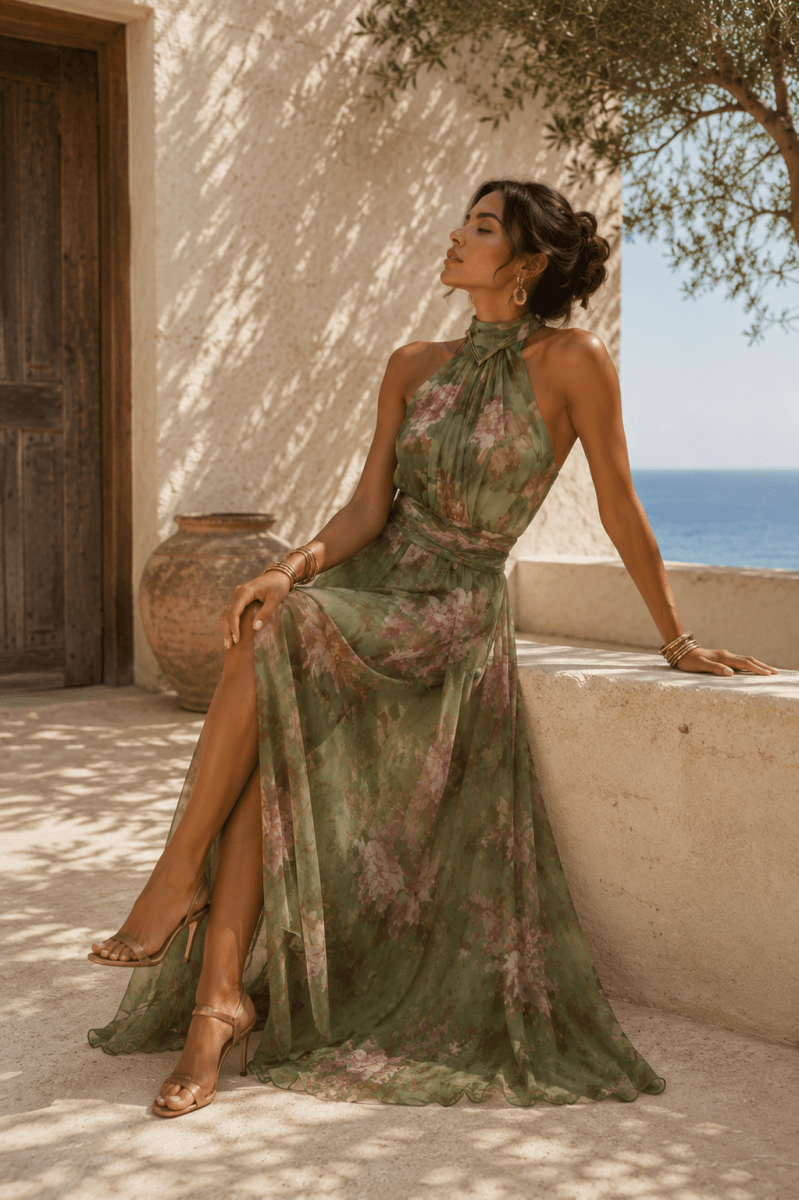 Vestido Liora Negro Floral