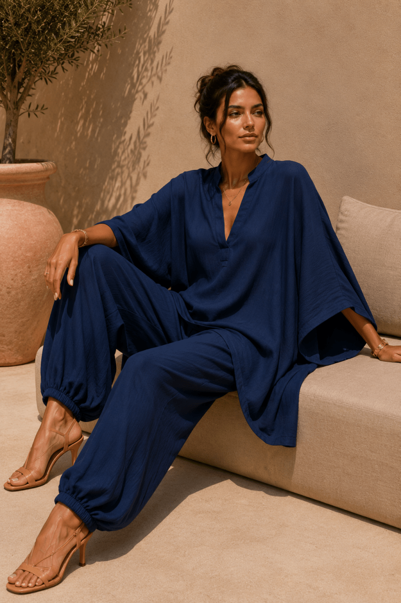 Conjunto Zahara Azul Marino