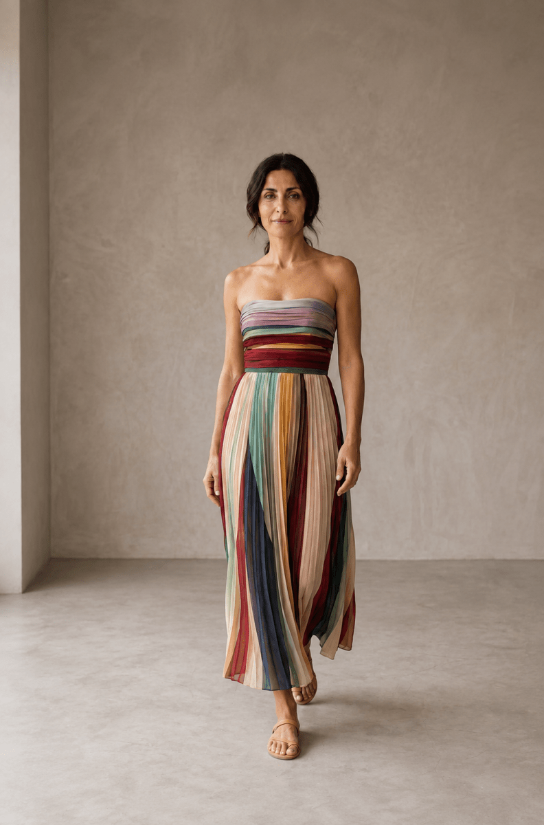 Evelyn | Vestido largo elegante Multicolor