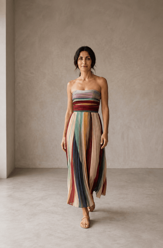 Evelyn | Vestido largo elegante Multicolor