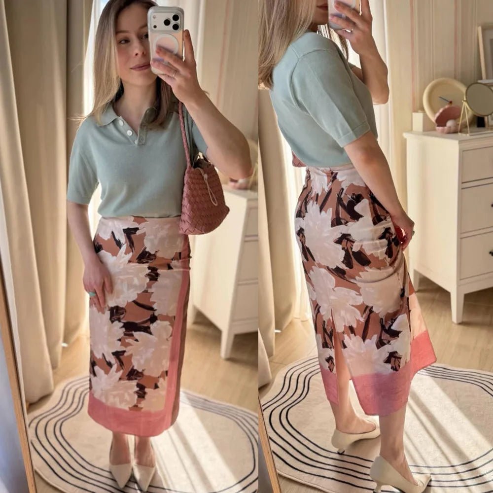 Falda Golden Bloom S