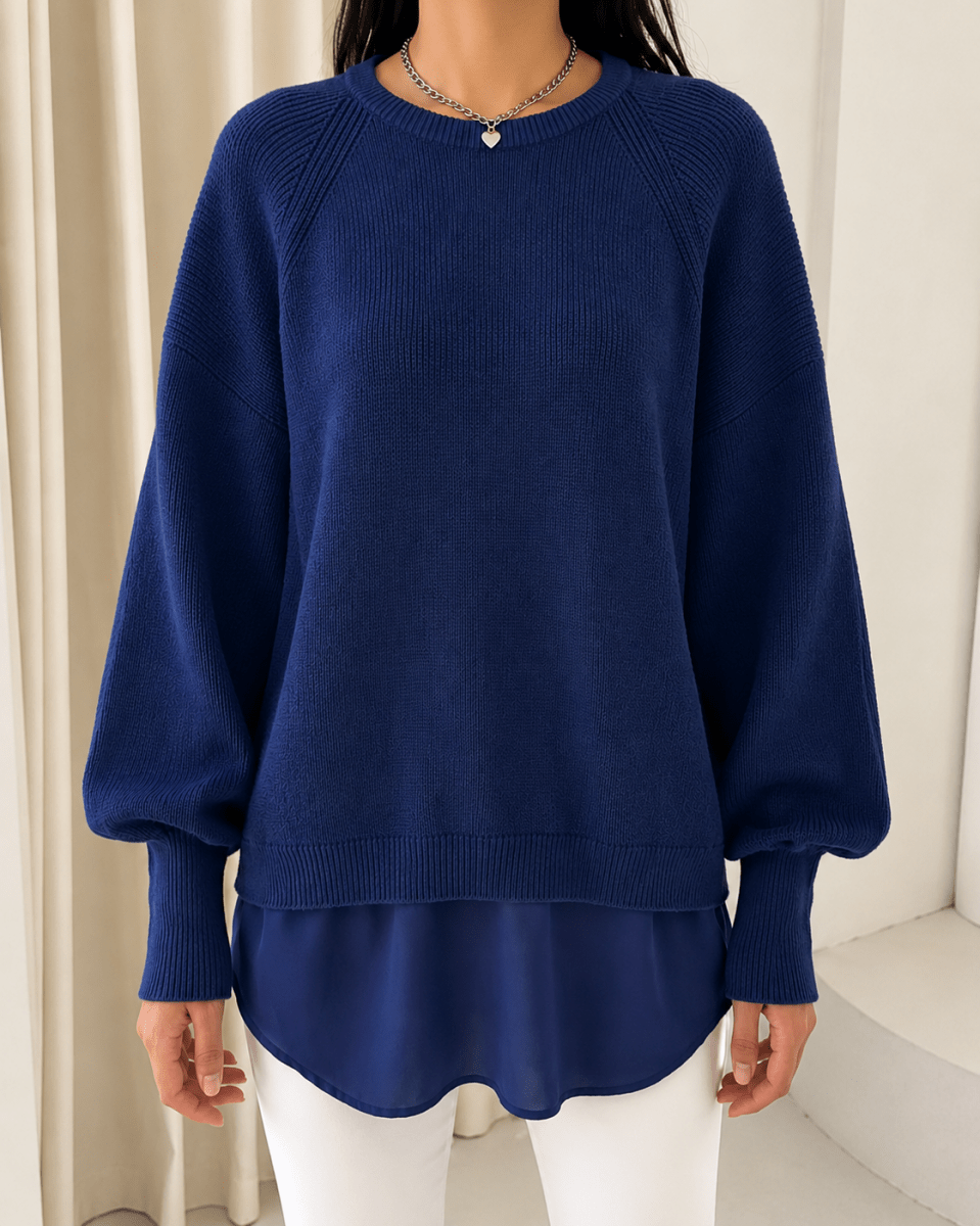 Genoveffa Jersey con efecto de dos piezas S