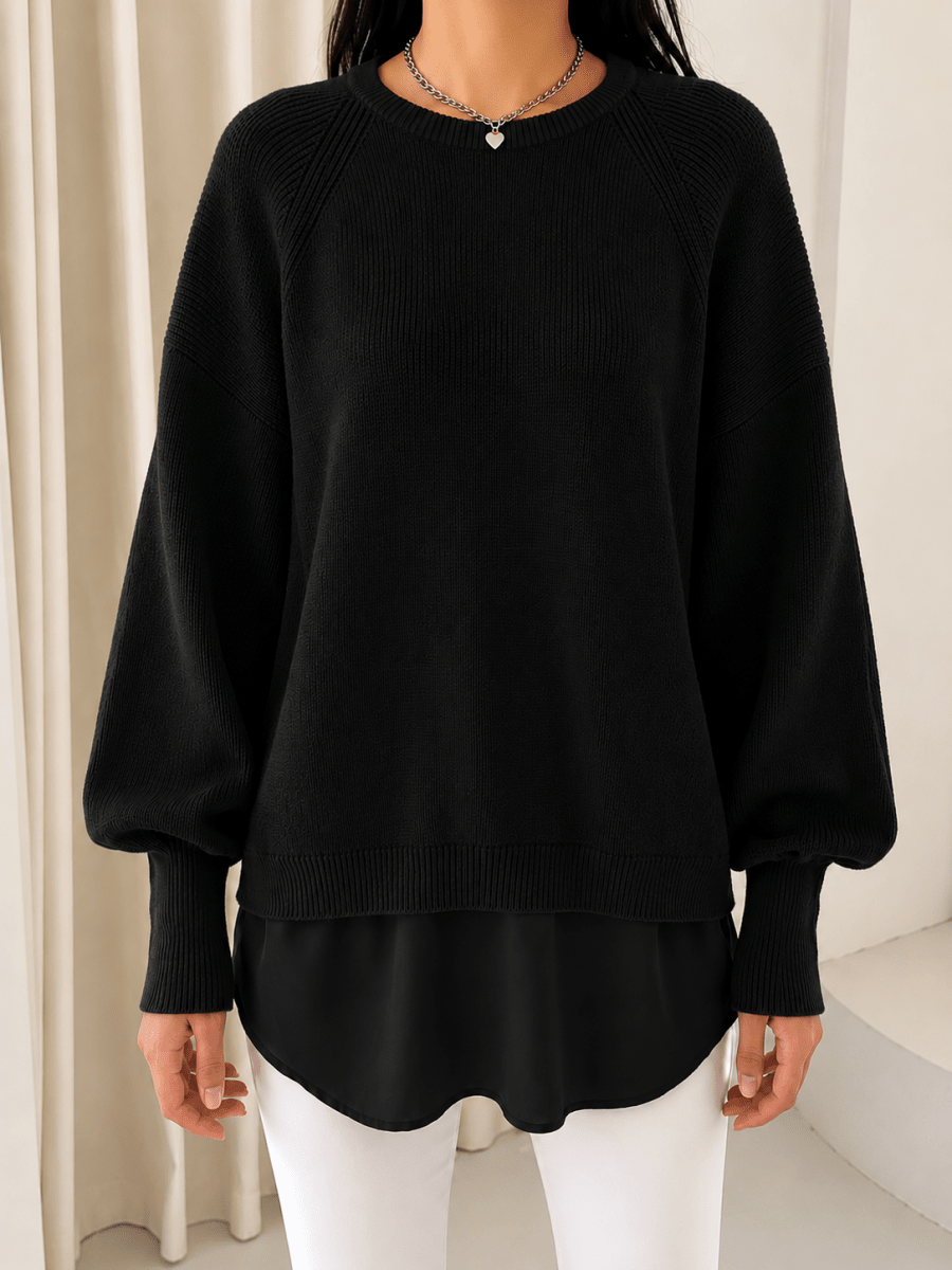 Genoveffa Jersey con efecto de dos piezas S