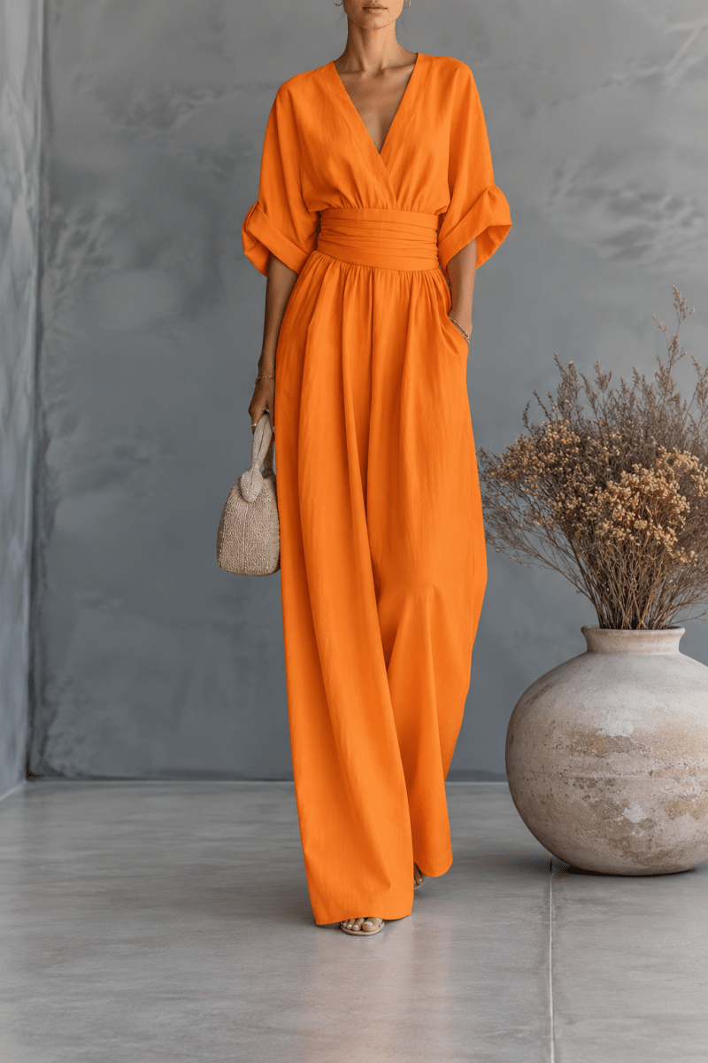 Risel | Mono elegante de pierna ancha S