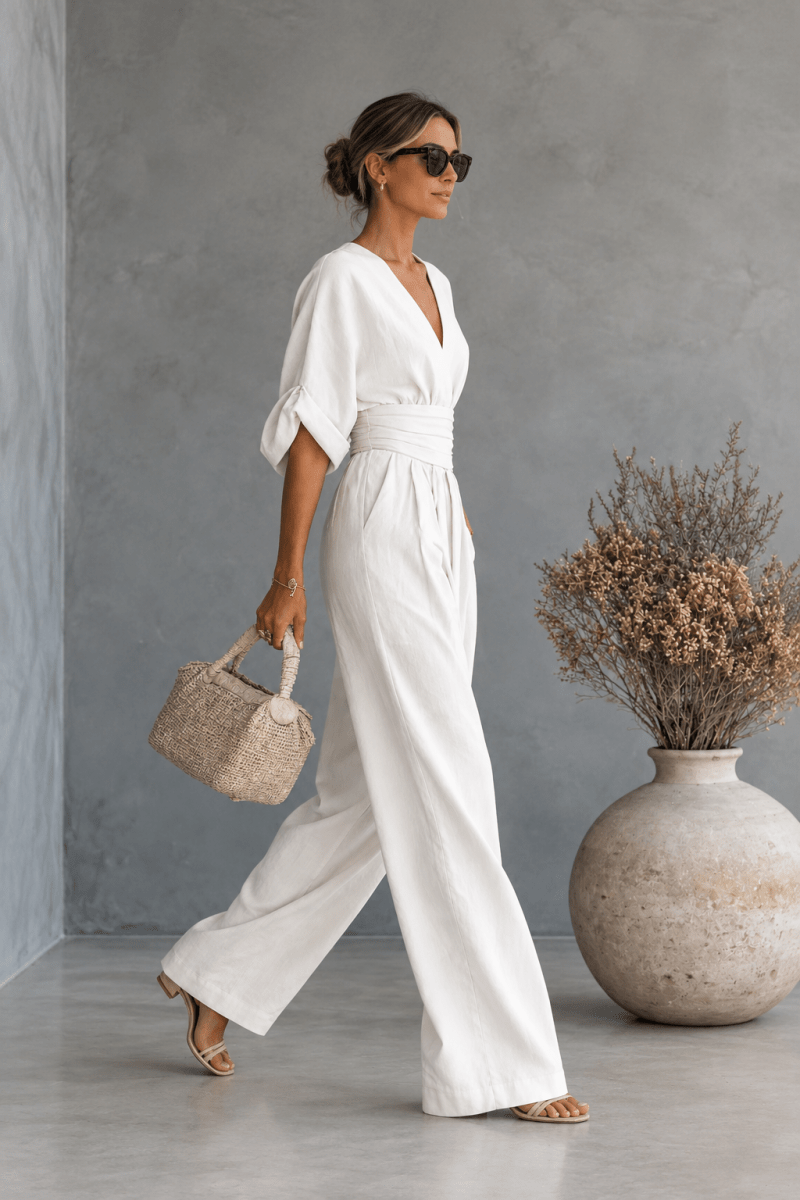 Risel | Mono elegante de pierna ancha S
