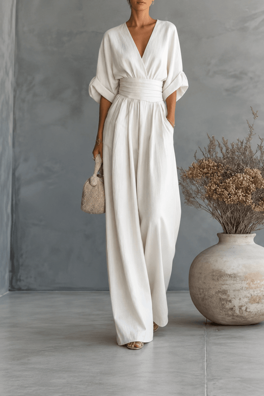 Risel | Mono elegante de pierna ancha S