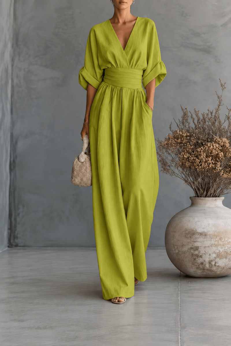Risel | Mono elegante de pierna ancha S