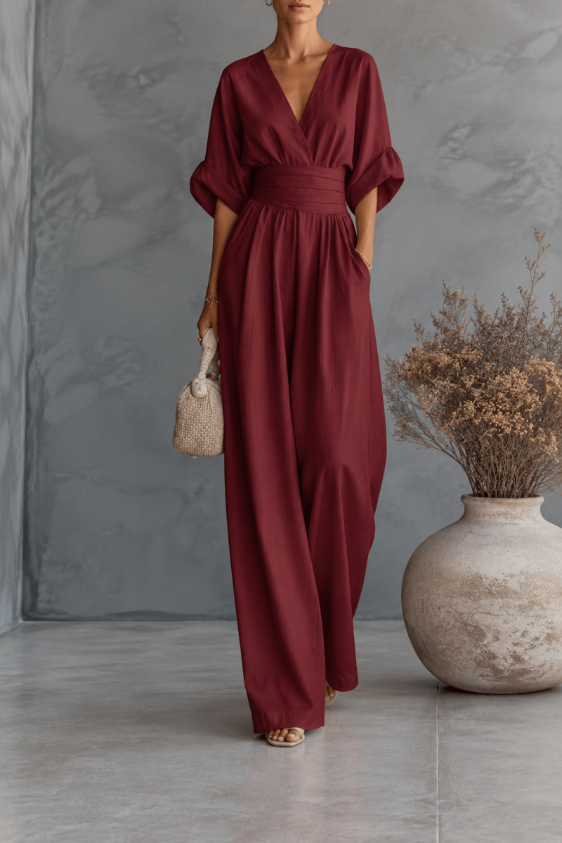 Risel | Mono elegante de pierna ancha S