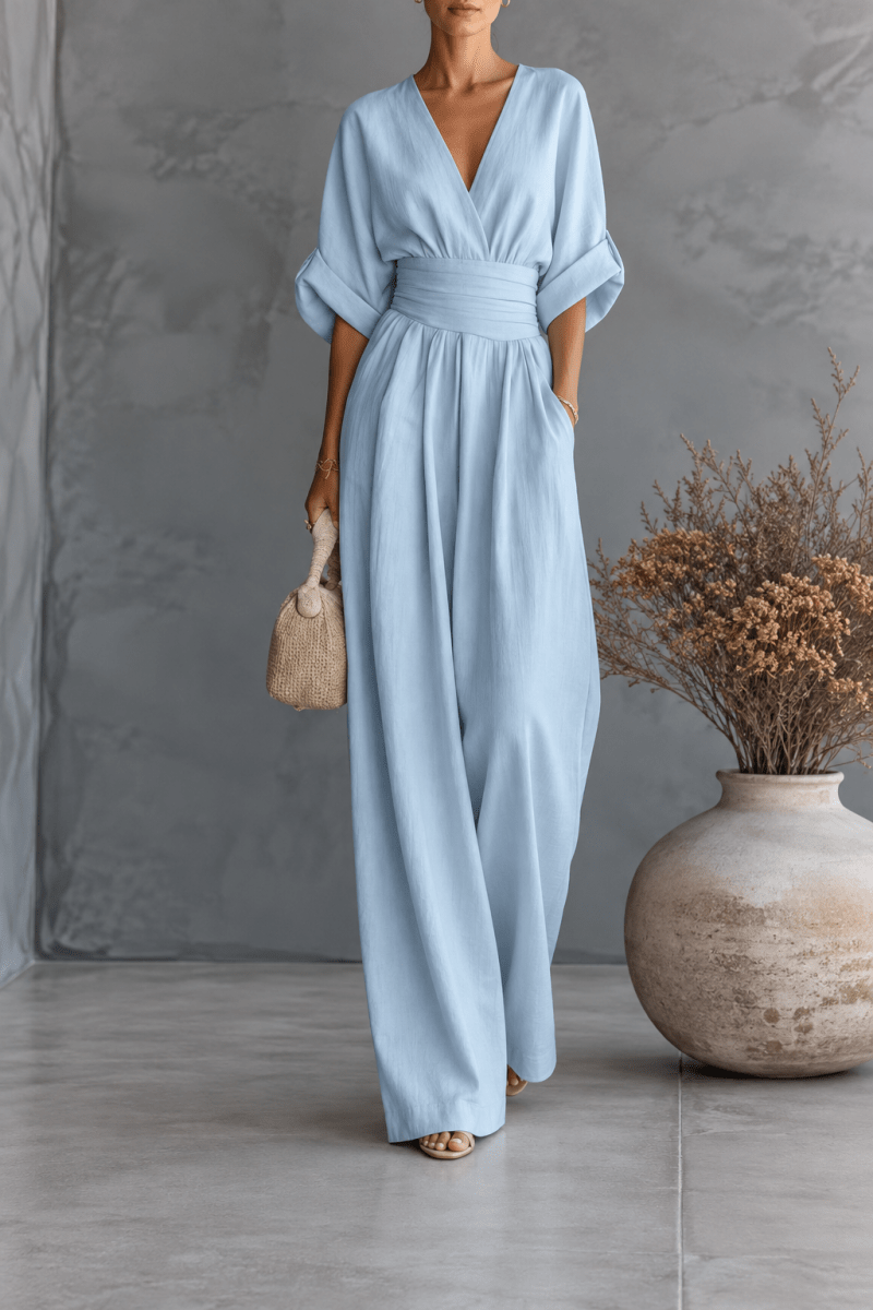 Risel | Mono elegante de pierna ancha S