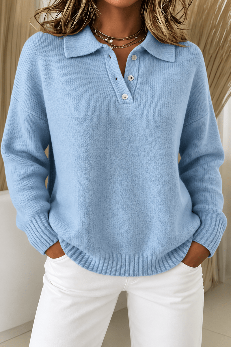 Rosangela Jersey tipo polo suave S