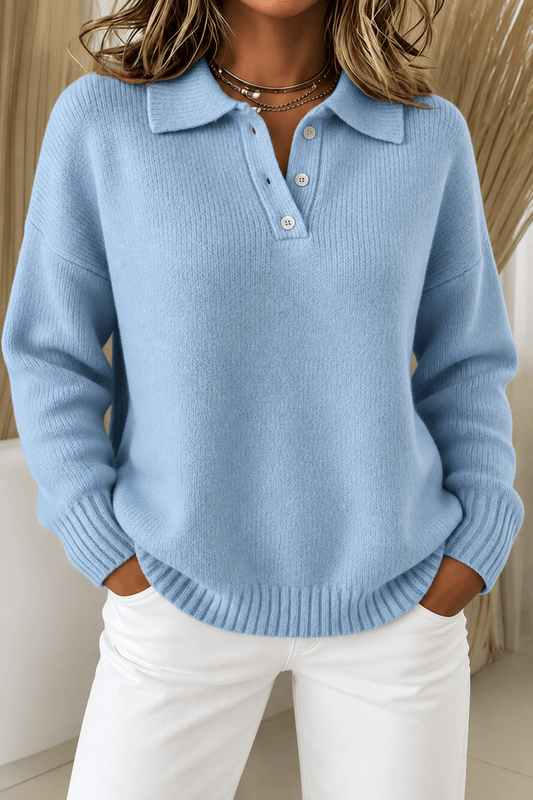 Rosangela Jersey tipo polo suave S