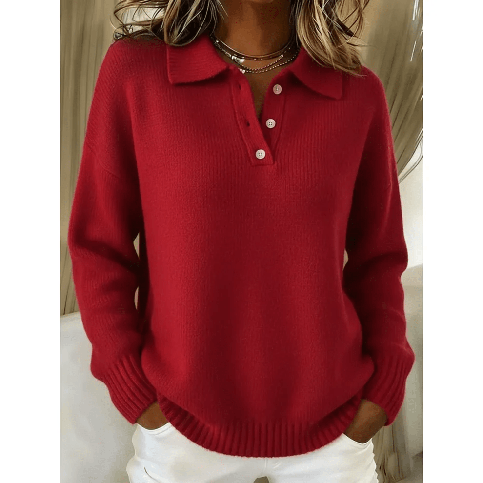 Rosangela Jersey tipo polo suave S
