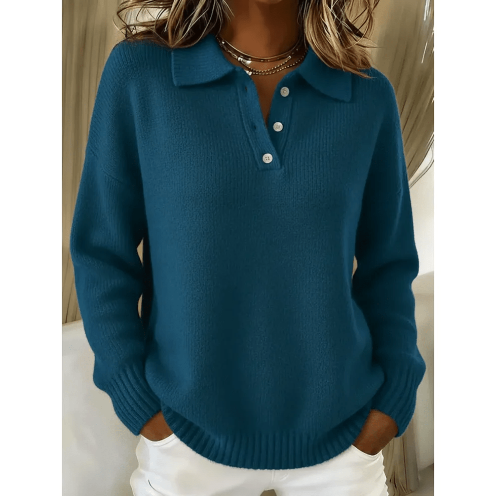 Rosangela Jersey tipo polo suave S