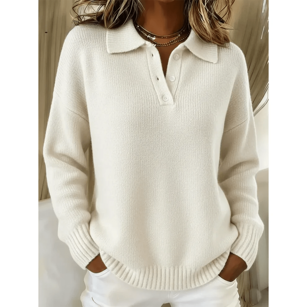 Rosangela Jersey tipo polo suave S