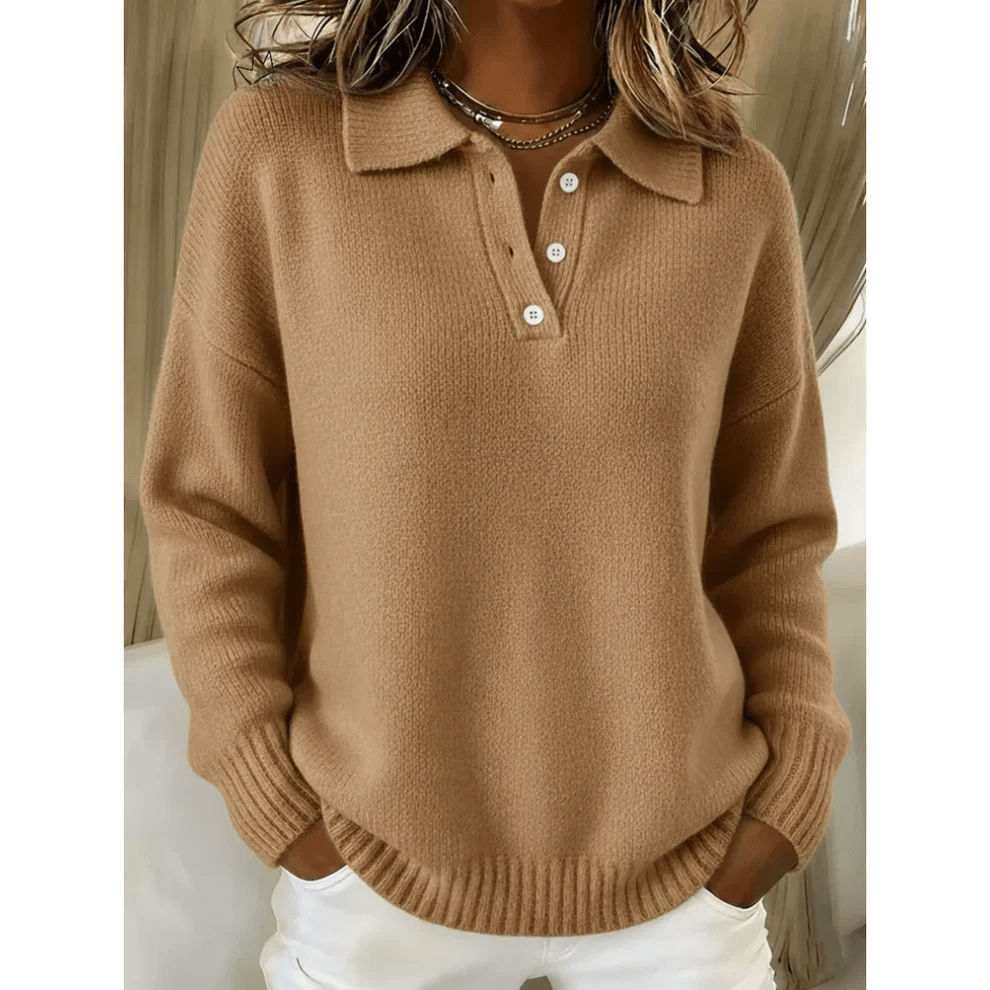 Rosangela Jersey tipo polo suave S