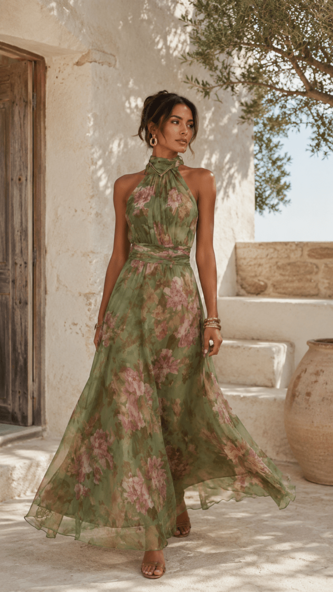 Vestido Liora Negro Floral