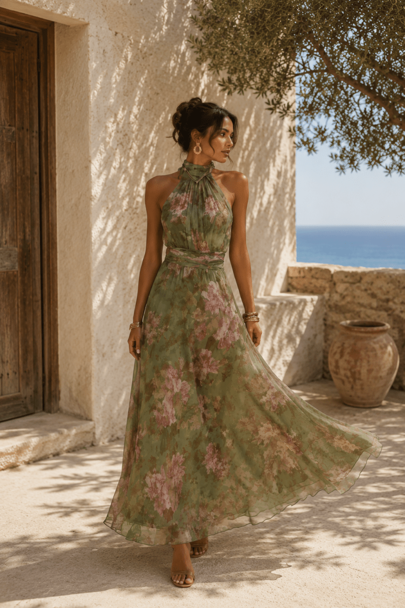 Vestido Liora Negro Floral